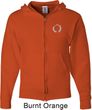 Mens Yoga Hoodie Enso Pocket Print Full Zip Hoody