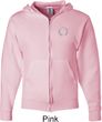 Mens Yoga Hoodie Enso Pocket Print Full Zip Hoody