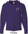 Mens Yoga Hoodie Enso Pocket Print Full Zip Hoody