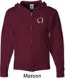 Mens Yoga Hoodie Enso Pocket Print Full Zip Hoody