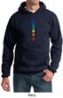 Mens Yoga Hoodie Floral Chakras Hoody