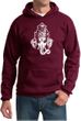 Mens Yoga Hoodie Ganesha Head Hoody