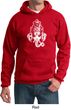 Mens Yoga Hoodie Ganesha Head Hoody