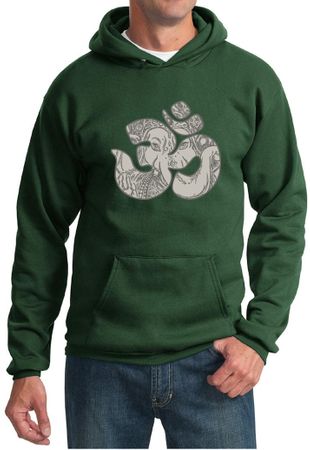 Mens Yoga Hoodie Ganesha OM Hoody