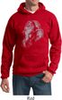 Mens Yoga Hoodie Ganesha Profile Hoody