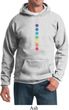 Mens Yoga Hoodie Glowing Chakras Hoody