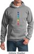 Mens Yoga Hoodie Glowing Chakras Hoody