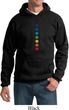 Mens Yoga Hoodie Glowing Chakras Hoody