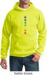 Mens Yoga Hoodie Glowing Chakras Hoody