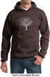 Mens Yoga Hoodie Grey Tree of Life Hoody