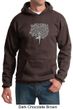 Mens Yoga Hoodie Grey Tree Pose Hoody