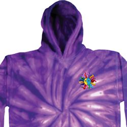 Mens Yoga Hoodie Hippie Sun Patch Pocket Print Tie Dye Hoody Mens Yoga Hoodie Hippie Sun Patch Pocket Print Tie Dye Hoody