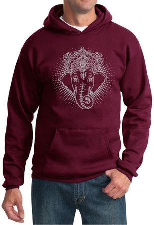 Mens Yoga Hoodie Iconic Ganesha Hoody