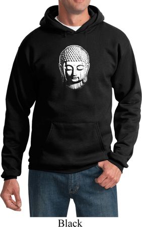 Mens Yoga Hoodie Little Buddha Head Hoody