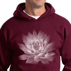 Mens Yoga Hoodie Lotus Flower Hoody