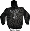 Mens Yoga Hoodie Namastay In Bed Tie Dye Hoody