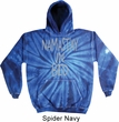 Mens Yoga Hoodie Namastay In Bed Tie Dye Hoody