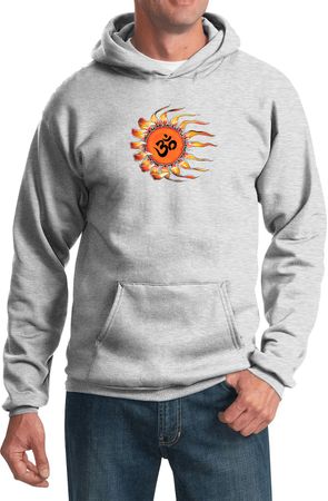 Mens Yoga Hoodie Ohm Sun Hoody