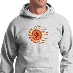 Mens Yoga Hoodie Ohm Sun Hoody