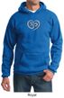 Mens Yoga Hoodie OM Heart Hoody