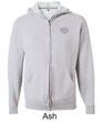 Mens Yoga Hoodie OM Heart Pocket Print Full Zip Hoody