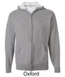 Mens Yoga Hoodie OM Heart Pocket Print Full Zip Hoody