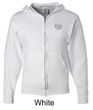 Mens Yoga Hoodie OM Heart Pocket Print Full Zip Hoody