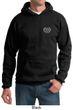 Mens Yoga Hoodie OM Heart Pocket Print Hoody