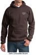 Mens Yoga Hoodie OM Heart Pocket Print Hoody