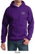 Mens Yoga Hoodie OM Heart Pocket Print Hoody