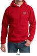 Mens Yoga Hoodie OM Heart Pocket Print Hoody