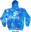 Mens Yoga Hoodie OM Mani Padme Hum Tie Dye Hoody