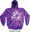 Mens Yoga Hoodie OM Mani Padme Hum Tie Dye Hoody