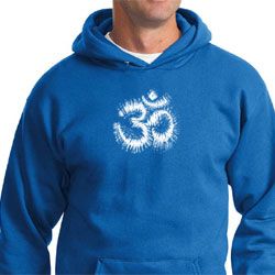 Mens Yoga Hoodie OM Tie Dye Hoody