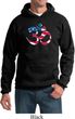 Mens Yoga Hoodie Patriotic Om Hoody