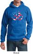 Mens Yoga Hoodie Patriotic Om Hoody