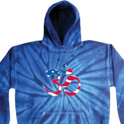 Mens Yoga Hoodie Patriotic Om Tie Dye Hoody Mens Yoga Hoodie Patriotic Om Tie Dye Hoody