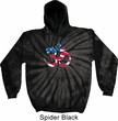 Mens Yoga Hoodie Patriotic Om Tie Dye Hoody