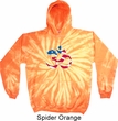 Mens Yoga Hoodie Patriotic Om Tie Dye Hoody