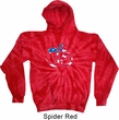 Mens Yoga Hoodie Patriotic Om Tie Dye Hoody