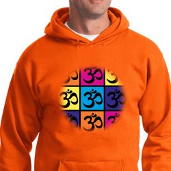 Mens Yoga Hoodie Pop Art Om Hoody Mens Yoga Hoodie Pop Art Om Hoody
