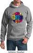 Mens Yoga Hoodie Pop Art Om Hoody