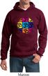 Mens Yoga Hoodie Pop Art Om Hoody
