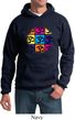 Mens Yoga Hoodie Pop Art Om Hoody