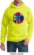 Mens Yoga Hoodie Pop Art Om Hoody