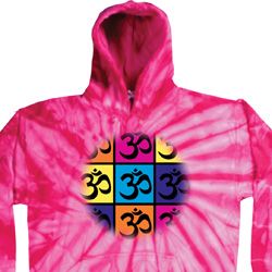 Mens Yoga Hoodie Pop Art Om Tie Dye Hoody Mens Yoga Hoodie Pop Art Om Tie Dye Hoody
