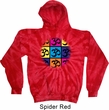Mens Yoga Hoodie Pop Art Om Tie Dye Hoody