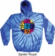 Mens Yoga Hoodie Pop Art Om Tie Dye Hoody