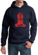 Mens Yoga Hoodie Red Tara Hoody