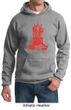 Mens Yoga Hoodie Red Tara Hoody